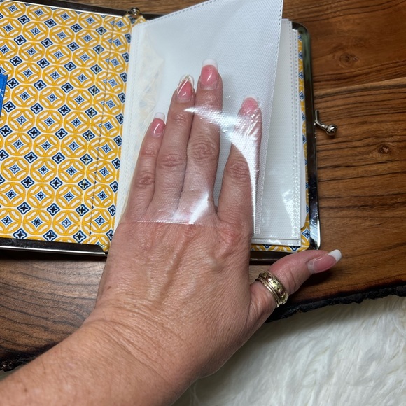 Vera Bradley Retired Riviera Blue Hugs N Kisses - Picture 7 of 17